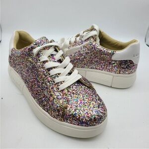 Kate Spade women sneakers Lift Rainbow Glitter Low Top New US Size 6  No Box